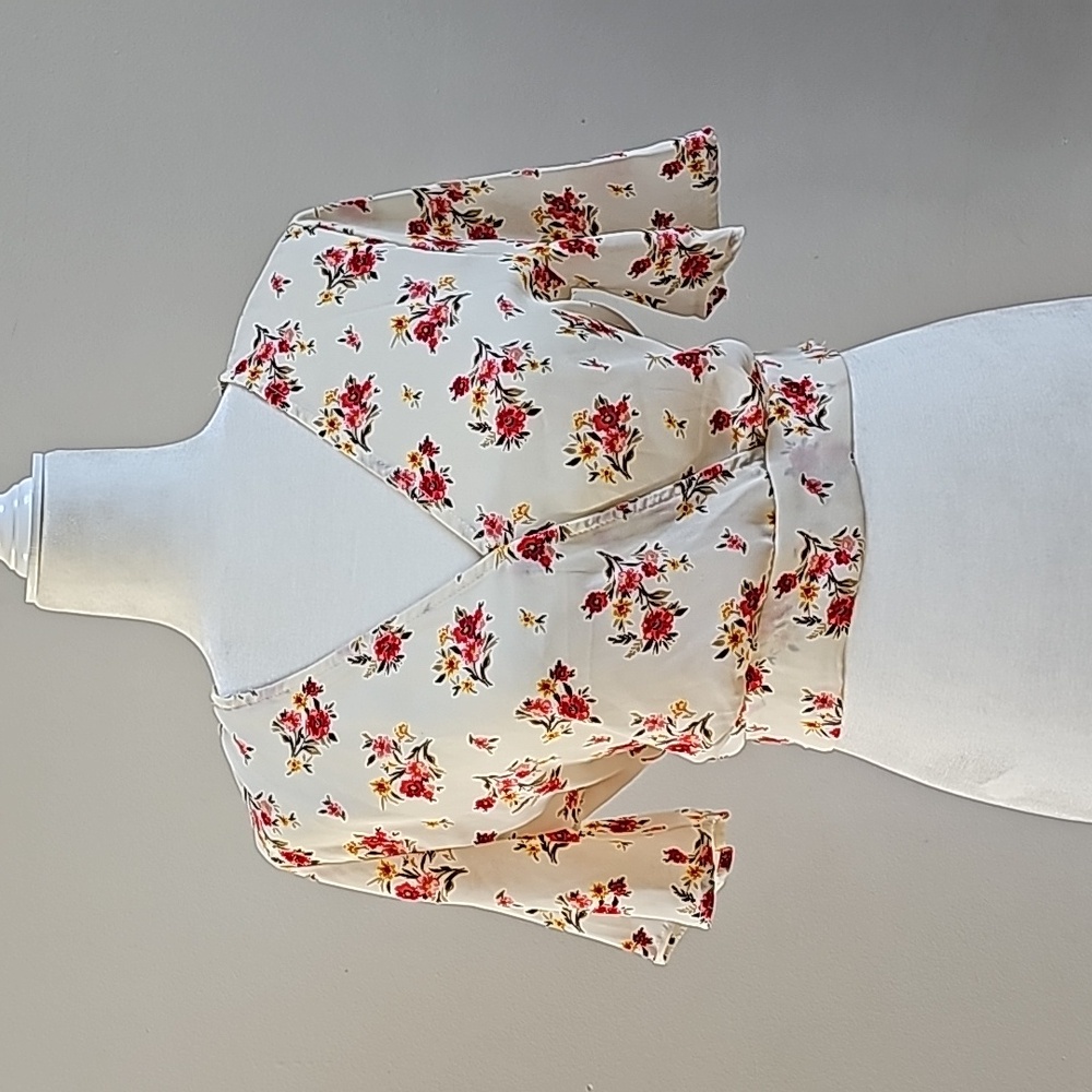 Windsor floral blouse mid crop top